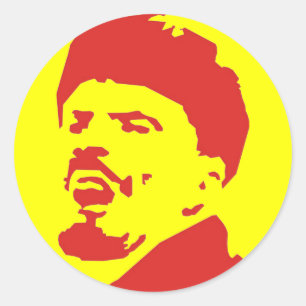 Pegatina Redonda Lenin
