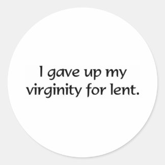 Pegatina Redonda Lent