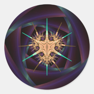 Pegatina Redonda Lenti Bug