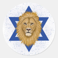 León moderno de Judá. Estrella De David