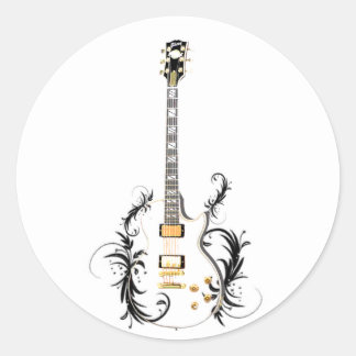 Pegatina Redonda les_paul