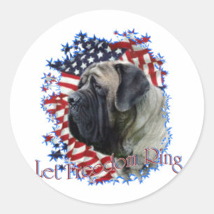 Pegatina Redonda LetFreedomRing