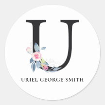 LETRA DE NOMBRE DE ALFABETAS DE FLORES AZULES DE R