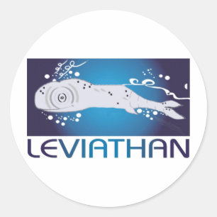 Pegatina Redonda Leviathan