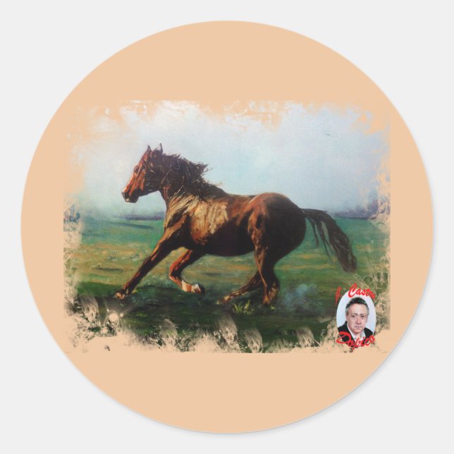 Pegatina Redonda Libertad/Liberdade/Freedom (Anverso)