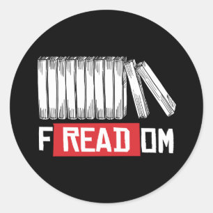 PEGATINA REDONDA LIBERTADDELECTURA