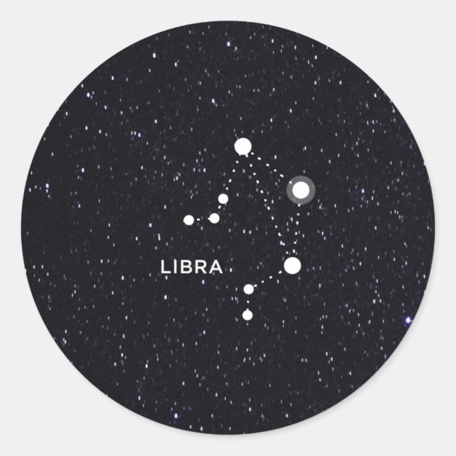 Pegatina Redonda Libra (Anverso)
