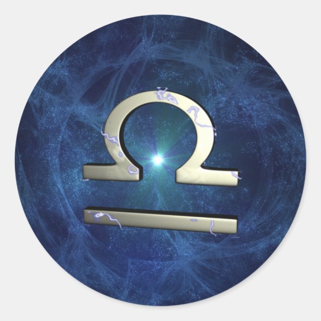 Pegatina Redonda Libra (Anverso)