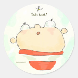 Pegatina Redonda librería para niños de buzz