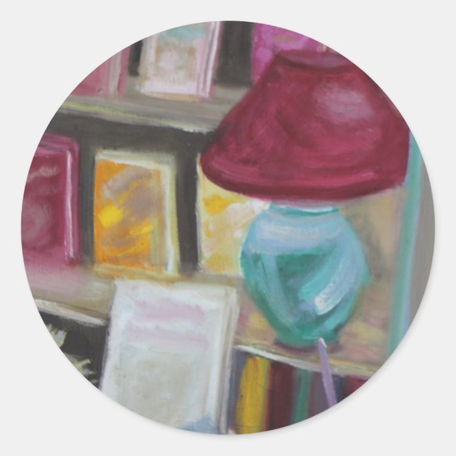 PEGATINA REDONDA LIBROS REELECTORALES: FONTAINEBLEAU FRANCE (Anverso)