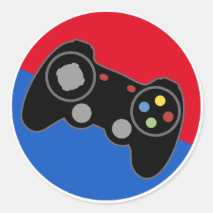Pegatina Redonda Liga Pro Gamer