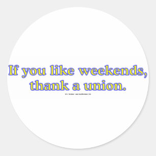 Pegatina Redonda LikeWeekends