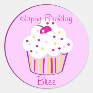 Pegatina Redonda Lil' Cupcake