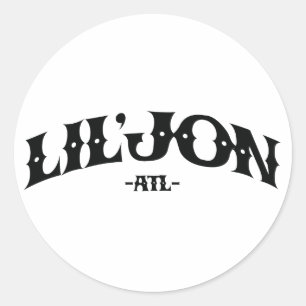 Pegatina Redonda Lil Jon "ATL "