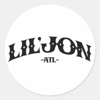 Pegatina Redonda Lil Jon "ATL"