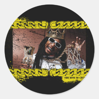 Pegatina Redonda Lil Jon "Rey de Crunk"