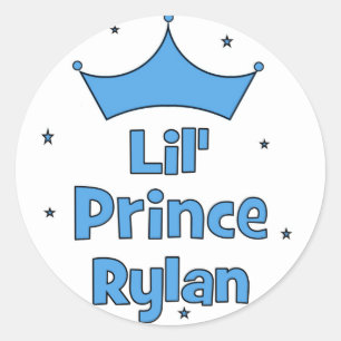 Pegatina Redonda Lil' Prince Rylan