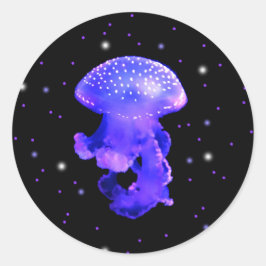 Pegatina Redonda Lila Qualle