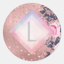 Lilibet Monograma Rosegold Floral fit para Princes