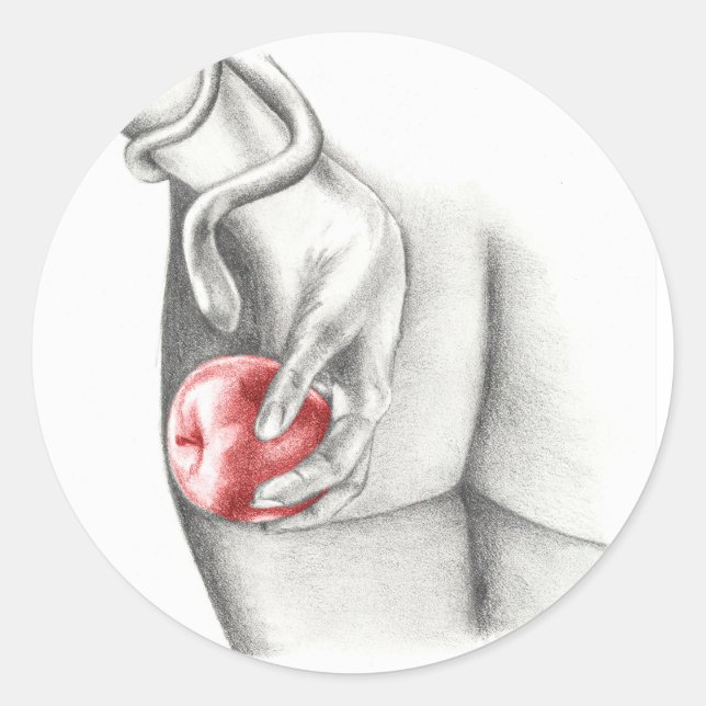 Pegatina Redonda Lilith (Anverso)