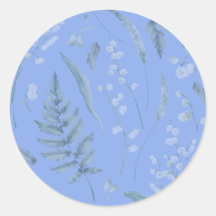 Lily of Valley con Ferns || Azul