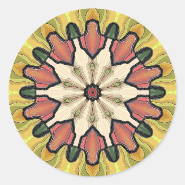 Pegatina Redonda Lime (Anverso)