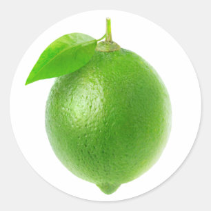 Pegatina Redonda Lime