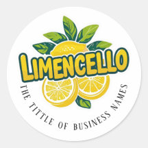 Limencello | Texto moderno en blanco y negro