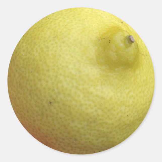 Pegatina Redonda Limón de Meyer (Anverso)