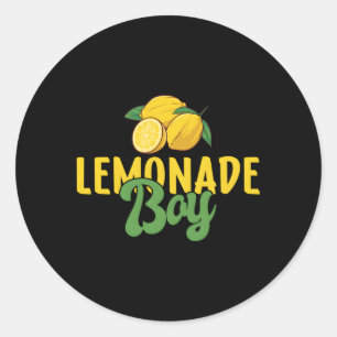 Pegatina Redonda Limonada