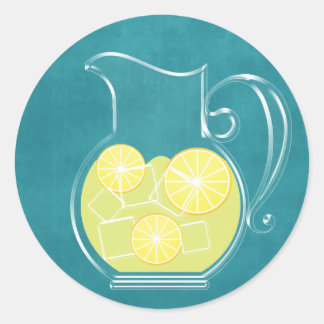 Pegatina Redonda Limonada