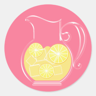 Pegatina Redonda Limonada