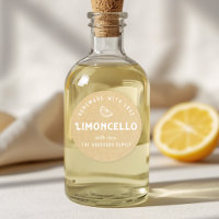 Limoncello Hecho a Mano con Amor Kraft Moderno