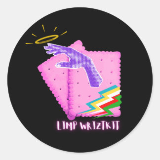 Pegatina Redonda Limp Wrizket
