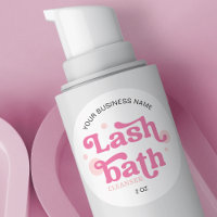Limpiador de espuma de baño Rubor Pink Retro Lash