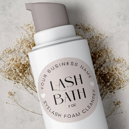 Pegatina Redonda Limpiador de espuma profesional de extensión de pu