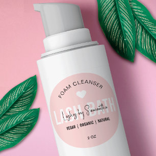 Pegatina Redonda Limpieza de champú para la extensión de las pestañ