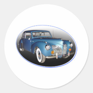 PEGATINA REDONDA LINCOLN CONTINENTAL #1 1941