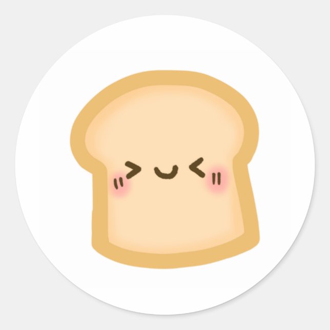 Pegatina Redonda Lindo brad (Anverso)