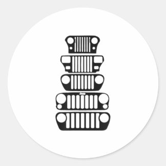 Pegatina Redonda Línea de sangre TShirt