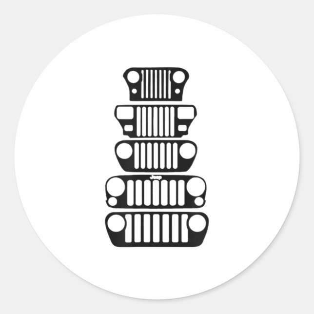 Pegatina Redonda Línea de sangre TShirt (Anverso)