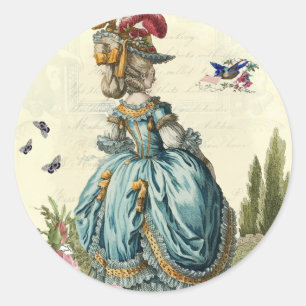 Pegatina Redonda l'invitación (ronda)