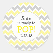 Listo para mostrar Baby Shower Favor / Chevron ama