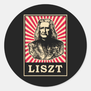 Pegatina Redonda Liszt