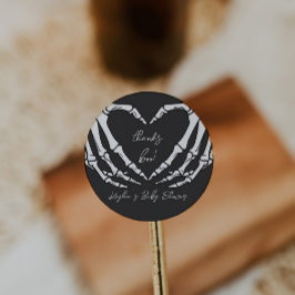 Pegatina Redonda Little Boo Baby Shower