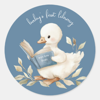 Pegatina Redonda Little Goose Book Stickers – Baby’s First Library