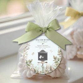 Pegatina Redonda Little Love Letters Baby Shower Stickers