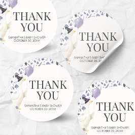 Pegatina Redonda Little Silly Goose Baby Shower