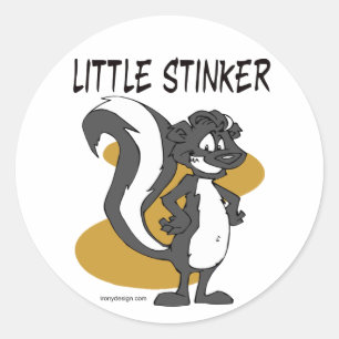 Pegatina Redonda Little Stinker