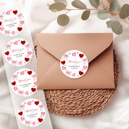 Pegatina Redonda Little Sweetheart Valentines Day Baby Shower